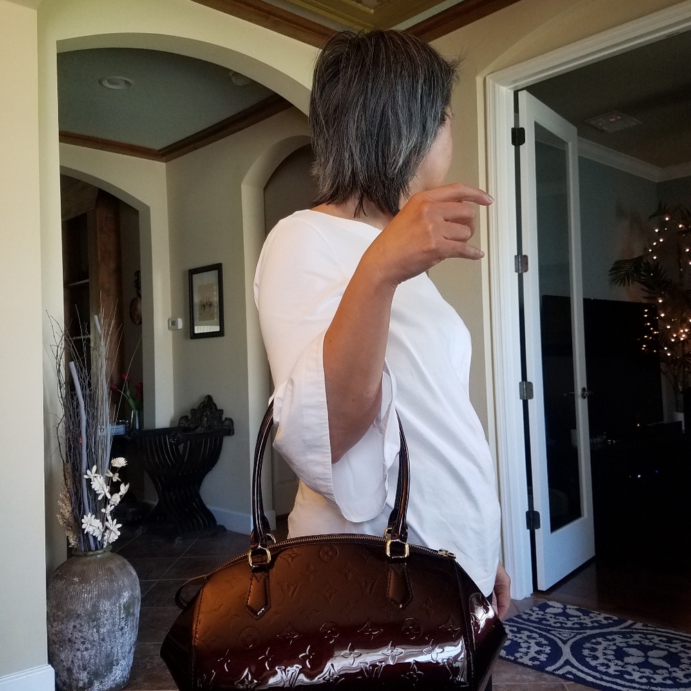 SOLD@! Auth. Louis Vuitton Sherwood Amaran Handbag
